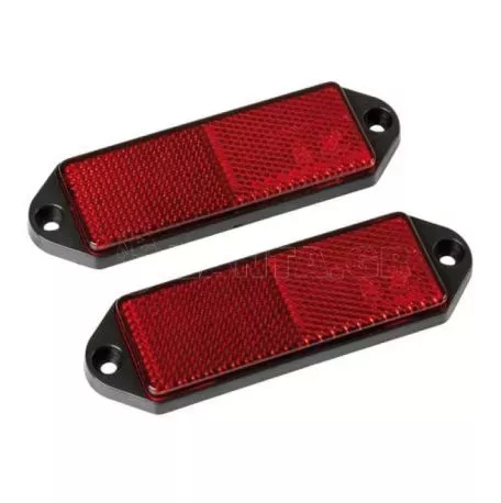 Lampa ΑΝΤΑΝΑΚΛΑΣΤΙΚΑ ΚΟΚΚΙΝΑ EURO-NORM 90x35mm 2ΤΕΜ L2052.2 
