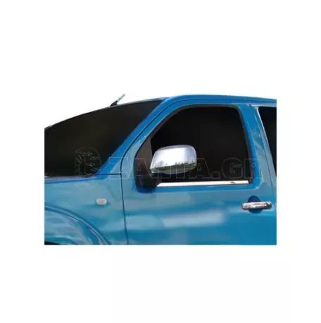 Omtec ΚΑΠΑΚΙΑ ΚΑΘΡΕΠΤΩΝ ΓΙΑ NISSAN PATHFINDER SUV R51 2005-2012 / NAVARA D40 / SUZUKI EQUATOR ΧΡΩΜΙΟΥ 2 ΤΕΜ. ΜΕΤΑΛΛΙΚΑ ΚΚ.5003111/OM 