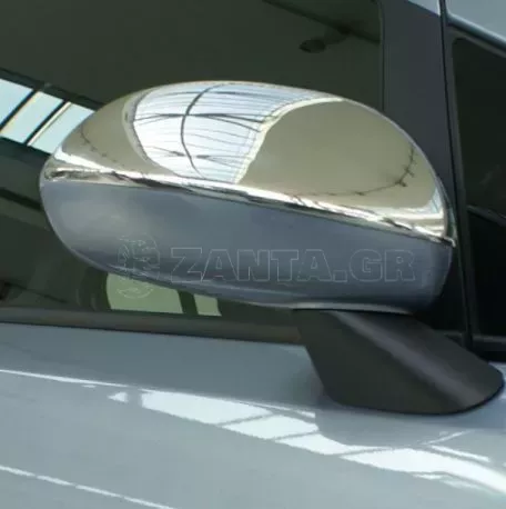 Omtec ΚΑΠΑΚΙΑ ΚΑΘΡΕΠΤΩΝ ΓΙΑ OPEL CORSA D HB 5D / 3D 2006-2015 / OPEL CORSA E HB 5D 2015+ ΧΡΩΜΙΟΥ 2 ΤΕΜ. ΜΕΤΑΛΛΙΚΑ ΚΚ.5213111/OM 