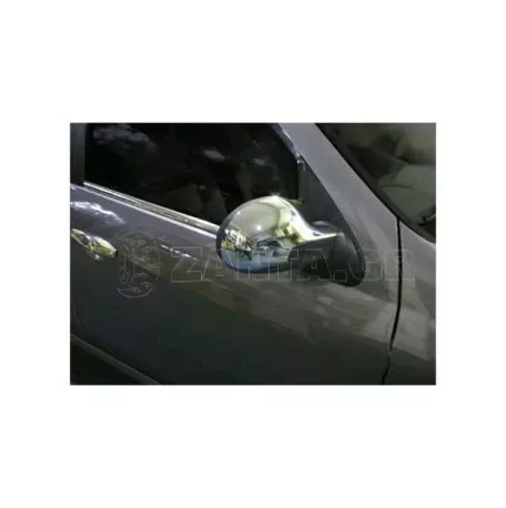 Omtec ΚΑΠΑΚΙΑ ΚΑΘΡΕΠΤΩΝ ΓΙΑ RENAULT TWINGO II HB 2001-2014 / SYMBOL / THALIA 2009-2013 ΧΡΩΜΙΟΥ 2 ΤΕΜ. ΠΛΑΣΤΙΚΑ ΚΚ.6110111/OM 