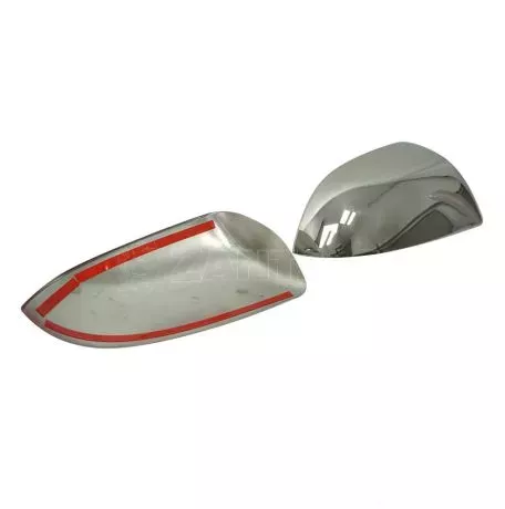 Omtec ΚΑΠΑΚΙΑ ΚΑΘΡΕΠΤΩΝ ΓΙΑ SKODA OCTAVIA A5 4D / SW 2009-2013 / SKODA SUPERB II SD 2008-2015 ΧΡΩΜΙΟΥ 2 ΤΕΜ. ΜΕΤΑΛΛΙΚΑ ΚΚ.6608111/OM 