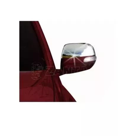 Omtec ΚΑΠΑΚΙΑ ΚΑΘΡΕΠΤΩΝ ΓΙΑ TOYOTA LAND CRUISER PRADO 150 SUV 2010+ LEXUS LXS GX 460 SUV 2010+ ΧΡΩΜΙΟΥ 2 ΤΕΜ. ΜΕΤΑΛΛΙΚΑ ΚΚ.7013111/OM 