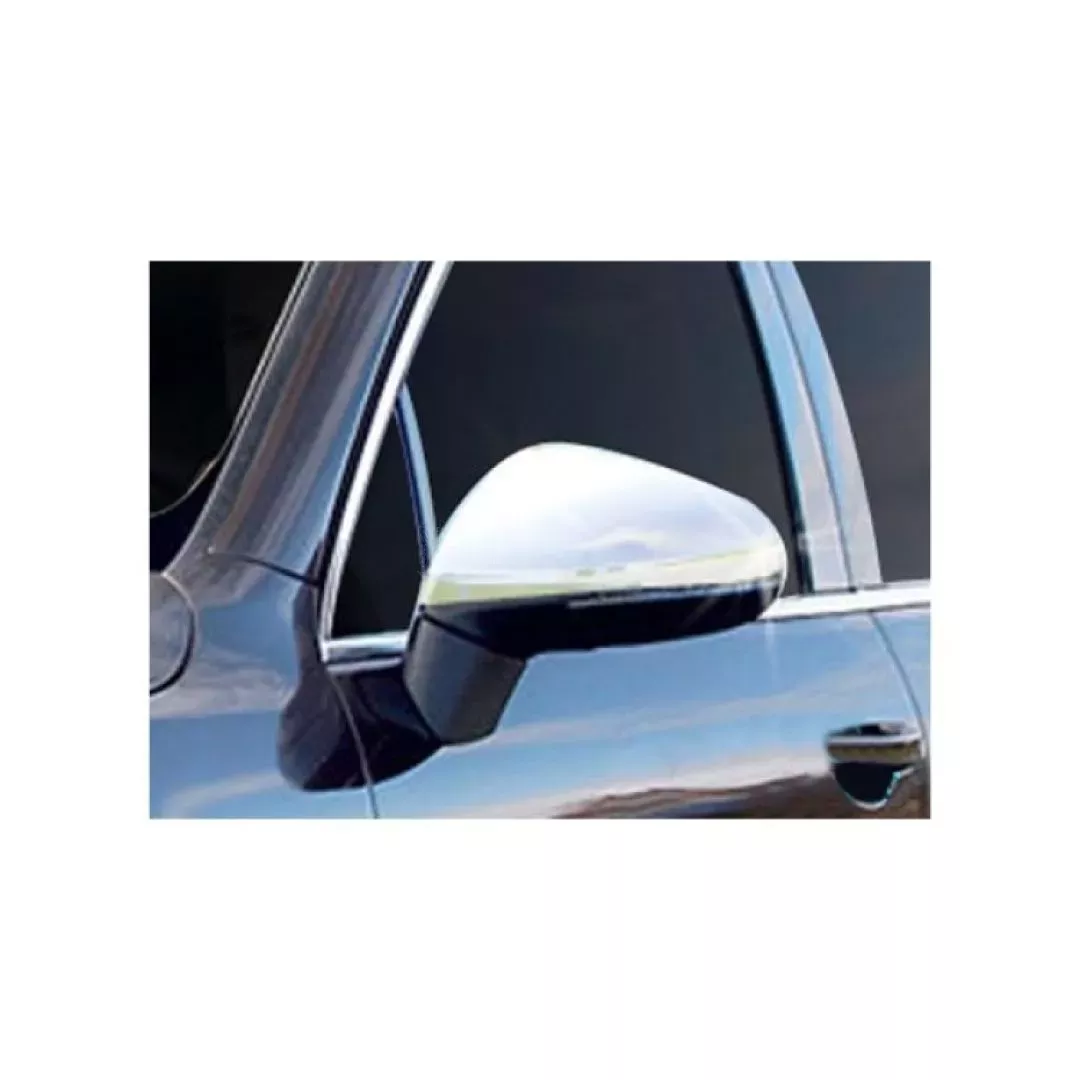 Omtec ΚΑΠΑΚΙΑ ΚΑΘΡΕΠΤΩΝ ΓΙΑ VW TOUAREG SUV 2010-2015 ΧΡΩΜΙΟΥ 2 ΤΕΜ. ΜΕΤΑΛΛΙΚΑ ΚΚ.7533111/OM