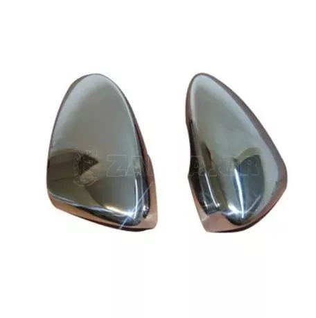 Omtec ΚΑΠΑΚΙΑ ΚΑΘΡΕΠΤΩΝ ΓΙΑ VW PASSAT B7 SD 2010-2015 / JETTA / EOS / BEETLE / SCIROCCO / CADDY ΧΡΩΜΙΟΥ 2 ΤΕΜ. ΜΕΤΑΛΛΙΚΑ ΚΚ.7538111/OM 