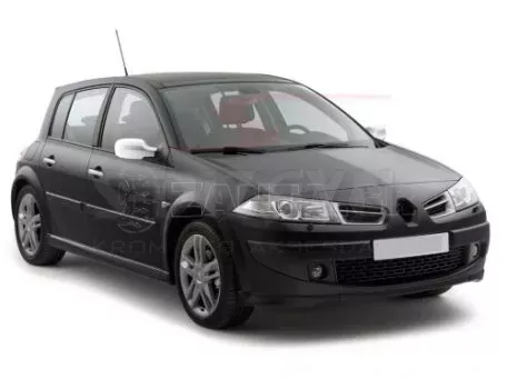 S-DIZAYN ΚΑΠΑΚΙΑ ΚΑΘΡΕΠΤΗ ΧΡΩΜΙΟΥ ΜΕΤΑΛΛΙΚΑ ΓΙΑ RENAULT MEGANE 2 04-10 Χρωμίου ABS ΚΚ.7012011/SD 