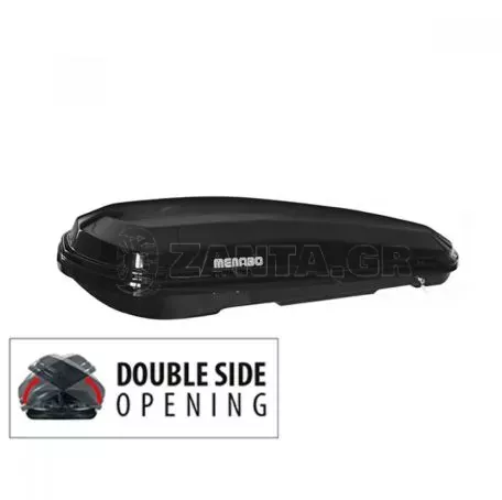 MENABO ΜΠΑΓΚΑΖΙΕΡΑ ΟΡΟΦΗΣ DIAMOND 500 DUO BLACK (ΜΑΥΡΗ/ΓΥΑΛΙΣΤΕΡΗ) MENABO 8140/MB 