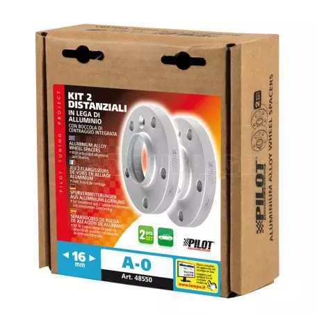 Lampa ΑΠΟΣΤΑΤΕΣ ΤΡΟΧΩΝ 16 mm A0 ΚΑΡΕ 3 X 112 mm ΚΕΝΤΡΟ 57,1 mm ΓΙΑ SMART FORTWO / FORTWO CABRIO / ROADSTER - 2 ΤΕΜ. L4855.0 
