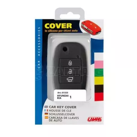 Lampa TYPE-1 ΚΑΛΥΜΜΑ ΚΛΕΙΔΙΩΝ ΣΙΛΙΚΟΝΗΣ ΜΑΥΡΟ ΧΡΩΜΑ ΓΙΑ HYUNDAI/KIA 1ΤΕΜ. L0155.5 