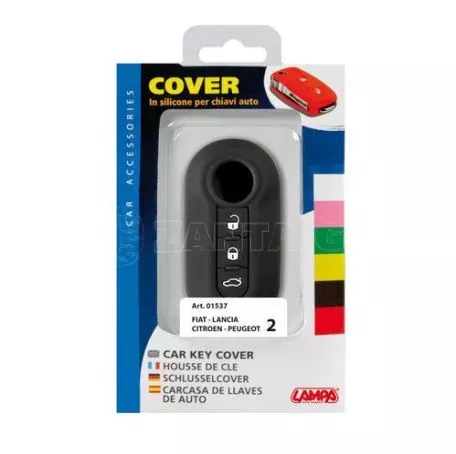 Lampa TYPE-2 ΚΑΛΥΜΜΑ ΚΛΕΙΔΙΩΝ ΣΙΛΙΚΟΝΗΣ ΜΑΥΡΟ ΧΡΩΜΑ ΓΙΑ FIAT/LANCIA/CITROEN/PEUGEOT 1ΤΕΜ. L0153.7 