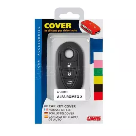 Lampa TYPE-2 ΚΑΛΥΜΜΑ ΚΛΕΙΔΙΩΝ ΣΙΛΙΚΟΝΗΣ ΜΑΥΡΟ ΧΡΩΜΑ ΓΙΑ ALFA ROMEO 1ΤΕΜ. L0153.1 