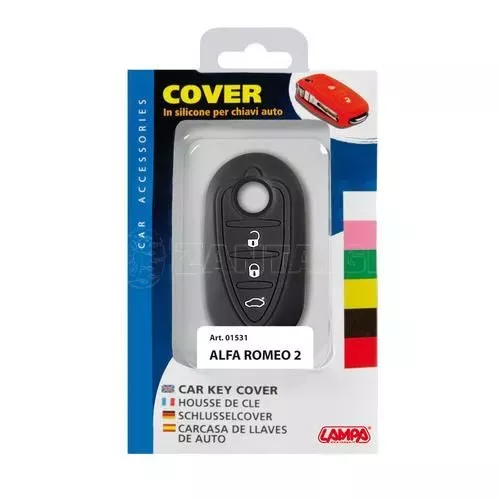 Lampa TYPE-2 ΚΑΛΥΜΜΑ ΚΛΕΙΔΙΩΝ ΣΙΛΙΚΟΝΗΣ ΜΑΥΡΟ ΧΡΩΜΑ ΓΙΑ ALFA ROMEO 1ΤΕΜ. L0153.1