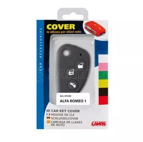 Lampa TYPE-1 ΚΑΛΥΜΜΑ ΚΛΕΙΔΙΩΝ ΣΙΛΙΚΟΝΗΣ ΜΑΥΡΟ ΧΡΩΜΑ για ALFA ROMEO 1ΤΕΜ. L0153.0 