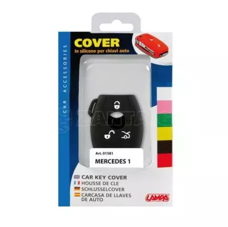 Lampa TYPE-1 ΚΑΛΥΜΜΑ ΚΛΕΙΔΙΩΝ ΣΙΛΙΚΟΝΗΣ ΜΑΥΡΟ ΧΡΩΜΑ ΓΙΑ MERCEDES 1ΤΕΜ. L0158.1 