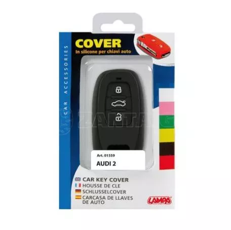 Lampa TYPE-2 ΚΑΛΥΜΜΑ ΚΛΕΙΔΙΩΝ ΣΙΛΙΚΟΝΗΣ ΜΑΥΡΟ ΧΡΩΜΑ ΓΙΑ AUDI 1ΤΕΜ. L0155.9 