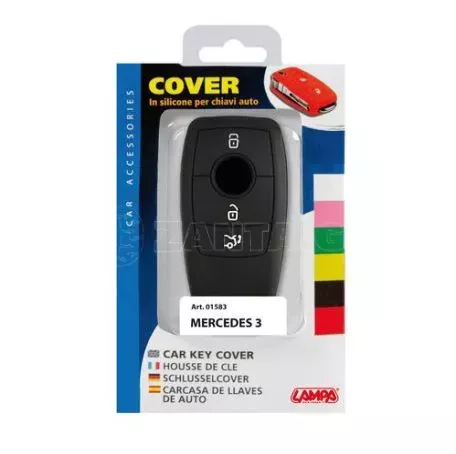 Lampa TYPE-3 ΚΑΛΥΜΜΑ ΚΛΕΙΔΙΩΝ ΣΙΛΙΚΟΝΗΣ ΜΑΥΡΟ ΧΡΩΜΑ ΓΙΑ MERCEDES 1ΤΕΜ. L0158.3 
