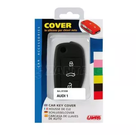 Lampa TYPE-1 ΚΑΛΥΜΜΑ ΚΛΕΙΔΙΩΝ ΣΙΛΙΚΟΝΗΣ ΜΑΥΡΟ ΧΡΩΜΑ ΓΙΑ AUDI 1ΤΕΜ. L0155.8 