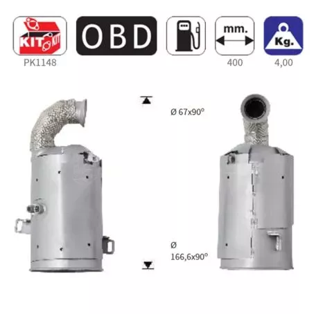 AS ΚΑΤΑΛΥΤΗΣ DIESEL CITROEN C3/DS3 - PEUGEOT 206+/207/208/2008 AS/15787D 