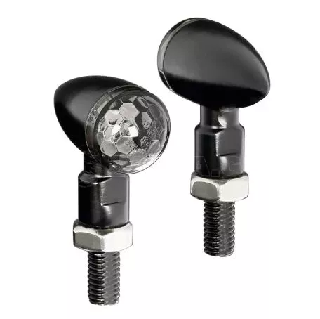 Lampa ΦΛΑΣ ΜΟΤΟ DROP 12V SMD LED (35x43mm) ΜΑΥΡΑ -2 ΤΕΜ. 9048.2-LM