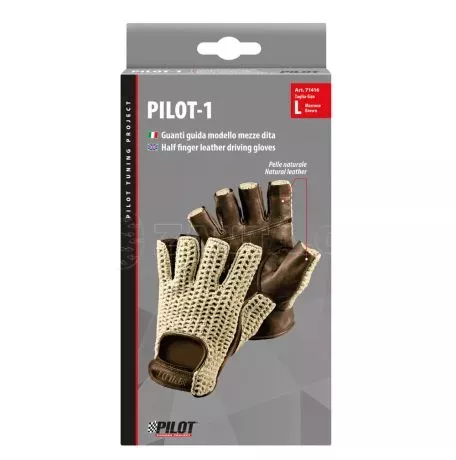 Lampa ΓΑΝΤΙΑ ΟΔΗΓΟΥ ΔΕΡΜΑΤΙΝΑ/ΠΛΕΚΤΑ KAΦE (L) PILOT 1 L7141.6 
