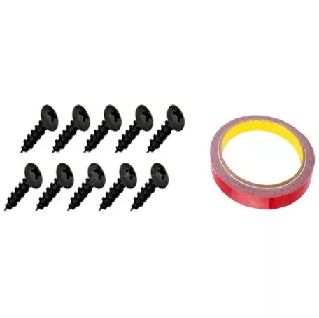 Simoni Racing ΜΑΡΣΠΙΕ UNIVERSAL ΔΙΑΚΟΣΜΗΤΙΚΑ ΕΞΩΤΕΡΙΚΑ ΠΛΑΣΤΙΚΑ ΜΑΥΡΑ 60x8x9,5mm - 2 ΤΕΜΑΧΙΑ SRSS2 