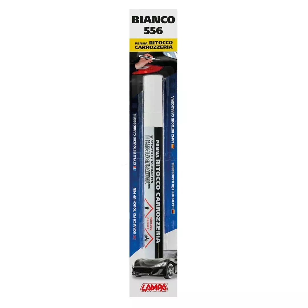 Lampa ΣΤΥΛΟ ΕΠΙΣΚΕΥΗΣ ΓΡΑΤΖΟΥΝΙΩΝ ΣΕ ΛΕΥΚΟ ΧΡΩΜΑ ΜΕ ΚΩΔΙΚΟ ΧΡΩΜΑΤΟΣ 556 SCRATCH FIX TOUCH-UP PENS 10ML - 1TEM. L7455.6