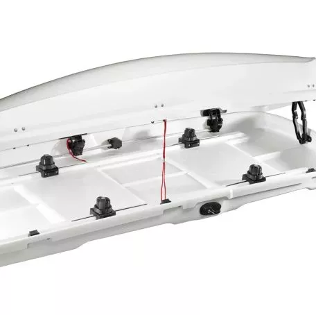 YAKIMA ΜΠΑΓΚΑΖΙΕΡΑ ΟΡΟΦΗΣ WB751S COMPACT 400 LT YAKIMA ΜΕ ΔΙΠΛΟ ΑΝΟΙΓΜΑ ΣΕ ΑΣΗΜΙ ΧΡΩΜΑ ΜΕ ΓΥΑΛΙΣΤΕΡΗ ΥΦΗ - 1 ΤΕΜ. YWB751S 
