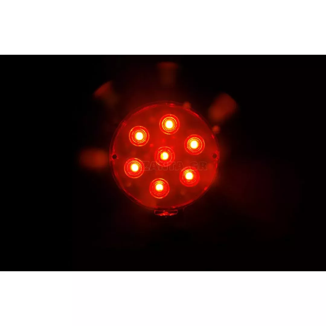 Lampa ΦΩΣ ΘΕΣΕΩΣ / ΒΟΗΘΗΤΙΚΟ ΦΩΣ ΦΟΡΤΗΓΟΥ 24V 14LED ΚΟΚΚΙΝΟ/ΛΕΥΚΟΙ 2ΧΡΗΣΕΩΝ LOKI-LED 105x115mm 1ΤΕΜ. L4146.1