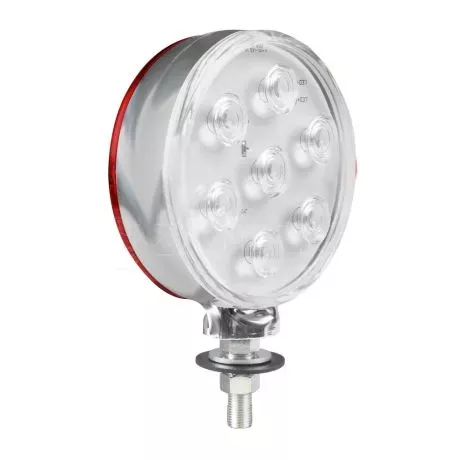 Lampa ΦΩΣ ΘΕΣΕΩΣ / ΒΟΗΘΗΤΙΚΟ ΦΩΣ ΦΟΡΤΗΓΟΥ 24V 14LED ΚΟΚΚΙΝΟ/ΛΕΥΚΟΙ 2ΧΡΗΣΕΩΝ LOKI-LED 105x115mm 1ΤΕΜ. L4146.1 