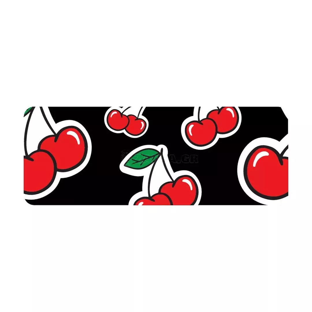 Lampa ΚΑΛΥΜΜΑ ΤΙΜΟΝΙΟΥ SKIN-COVER CHERRY-CILIEGE (ΚΕΡΑΣΙΑ) 35/37cm (S) ΜΑΥΡΟ ΕΛΑΣΤΙΚΟ ΠΟΛΥΕΣΤΕΡΙΚΟ 2mm ΠΑΧΟΣ L3292.1