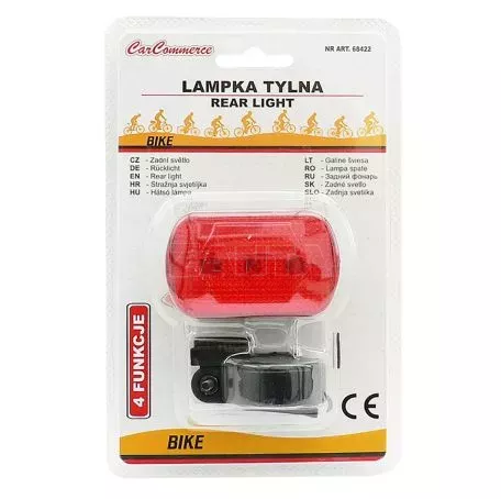 CAR COMMERCE ΦΩΣ ΠΟΔΗΛΑΤΟΥ ΟΠΙΣΘΙΟ ΜΠΑΤΑΡΙΑΣ ΜΕ 3 LED ΚΑΙ 4 ΛΕΙΤΟΥΡΓΙΕΣ 68422-CC 