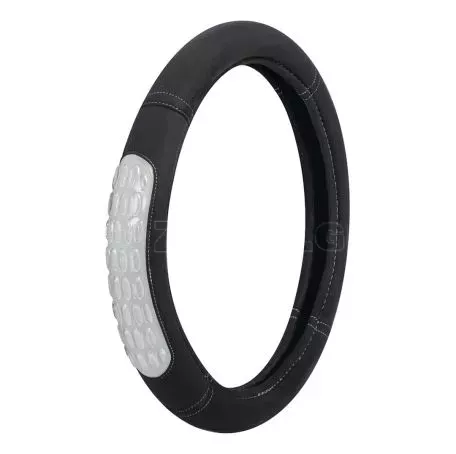 Lampa ΚΑΛΥΜΜΑ ΤΙΜΟΝΙΟΥ GEL GRIP (S) 35/37cm ΜΙΚΡΟΦΙΜΠΡΑ/ΤΖΕΛ ΜΑΥΡΟ/ΓΚΡΙ ΑΟΣΜΟ ECO-FRIENDLY L3295.0 
