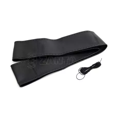 AMIO ΚΑΛΥΜΜΑ ΤΙΜΟΝΙΟΥ ΔΕΡΜΑΤΙΝΟ ΡΑΦΤΟ 41/43cm 92mm ΜΑΥΡΟ AMiO - 1 ΤΕΜ. 01762/AM 