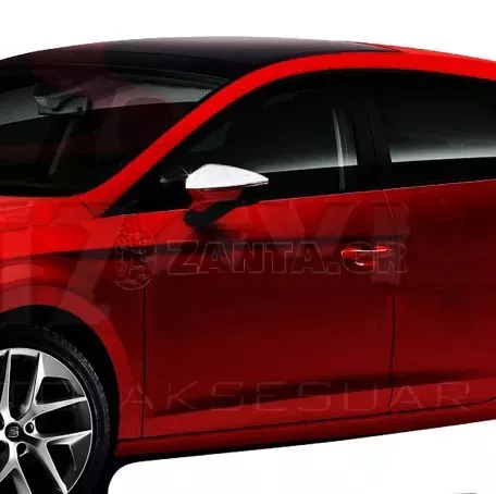 S-DIZAYN ΚΑΠΑΚΙΑ ΚΑΘΡΕΠΤΗ ΧΡΩΜΙΟΥ ΜΕΤΑΛΛΙΚΑ ΓΙΑ SEAT LEON 3D/5D 2013+ ΧΡΩΜΙΟ ΜΕΤΑΛΛΙΚΑ ΚΚ.7111010/SD 