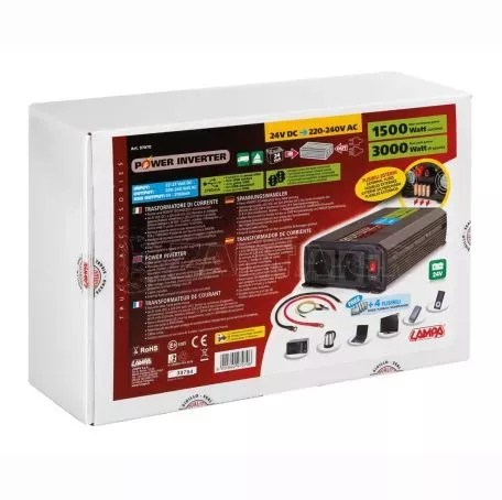 Lampa INVERTER 24V>220-240W MAX1500-PEAK3000W L9707.0 