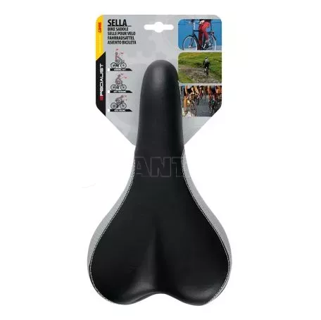 Lampa Σέλα ποδηλάτου (265x155mm /320gr) μαύρη/γκρι Sella Dynamic MTB/Racing S-17 Selle/Saddle 9238.8-LB 