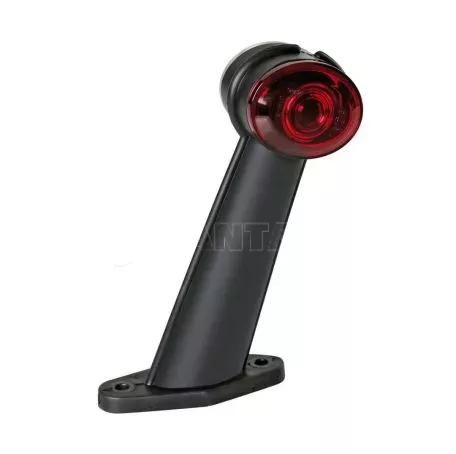 Lampa ΦΩΣ ΟΓΚΟΥ ΦΟΡΤΗΓΟΥ ΔΙΠΛΗΣ ΟΨΗΣ  ΜΕ 2 LED 24V ΓΙΑ ΑΡΙΣΤΕΡΗ ΠΛΕΥΡΑ ΛΕΥΚΟ/ΚΟΚΚΙΝΟ ΜΕ ΣΤΑΘΕΡΟ ΒΡΑΧΙΟΝΑ 60 ΜΟΙΡΩΝ ILUMIA UNIVERSAL -1ΤΕΜ. L9791.0 
