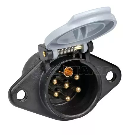 Lampa ΠΡΙΖΑ ΚΟΤΣΑΔΟΡΟΥ ΜΕ ΑΣΗΜΙ ΚΑΠΑΚΙ 24S 24V 7PIN ISO 3731 ΑΡΣΕΝΙΚΗ L9715.8