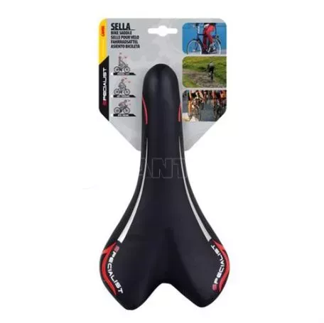 Lampa Σέλα ποδηλάτου (270x150mm /450gr ) μαύρη/κόκκινη Dynamic MTB/Racing S-8 Selle/Saddles Specialist  9237.9-LB 