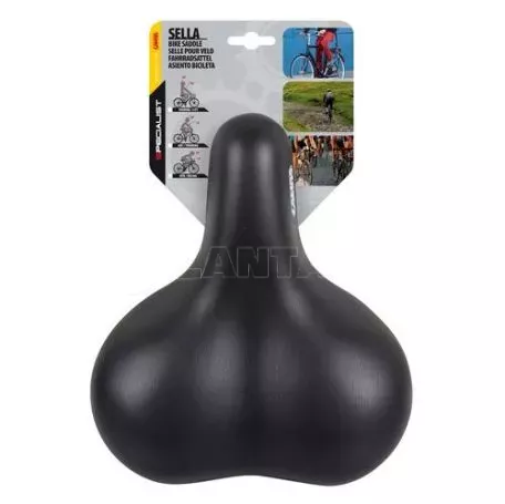 Lampa Σέλα ποδηλάτου (260x225mm /690gr) μαύρη Relax City S-6 Selle/Saddles Specialist 9237.7-LB 