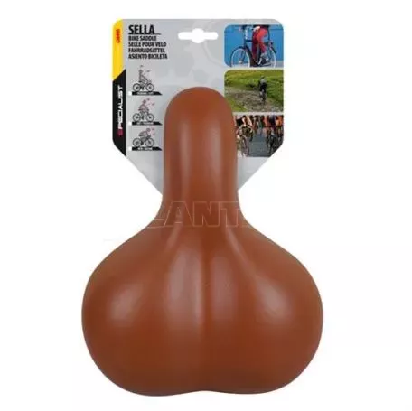 Lampa Σέλα ποδηλάτου (257x200mm /695gr) καφέ Relax City S-5 Selle/Saddles Specialist 9237.6-LB 