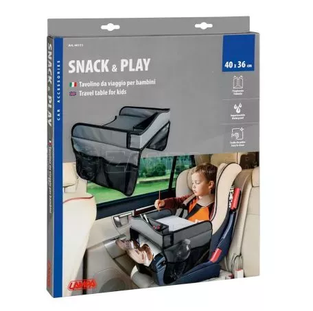 Lampa ΤΡΑΠΕΖΑΚΙ ΤΑΞΙΔΙΟΥ ΓΙΑ ΠΑΙΔΙΚΟ ΚΑΘΙΣΜΑ SNACK & PLAY ΑΔΙΑΒΡΟΧΟ ΦΟΡΗΤΟ 40x36cm LAMPA - 1 ΤΕΜ. L4011.1 