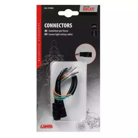 Lampa ΚΑΛΩΔΙΩΣΗ ΓΙΑ ΣΥΝΔΕΣΗ LED ΦΛΑΣ DUCATI - 2 ΤΕΜ. 9160.4-LM 