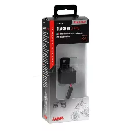 Lampa FLASHER ΗΛΕΚΤΡΟΝΙΚΟ ΓΙΑ LED 12V max 10A (ΦΛΑΣΙΕΡΑ) 9161.6-LM