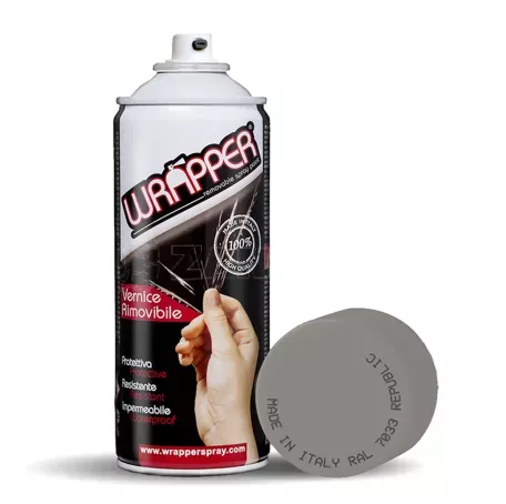 Lampa ΦΙΛΜ ΣΕ ΣΠΡΕΥ WRAPPER CAMOUFLAGE COLOURS ΓΚΡΙ 7033 REPUBLIC 400ml L.WR7033 