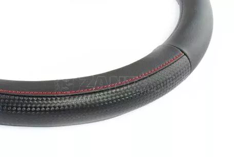 AMIO ΚΑΛΥΜΜΑ ΤΙΜΟΝΙΟΥ 37/39CM SWC-28 ΜΑΥΡΟ ΜΕ ΚΟΚΚΙΝΗ ΡΑΦΗ 02565/AM 