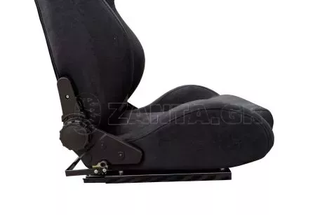 Simoni Racing ΚΑΘΙΣΜΑ CHARLES ΑΝΑΚΛΙΝΟΜΕΝΟ ΜΑΥΡΟ ΒΕΛΟΥΔΟ (ΜΕ ΣΙΔΗΡΟΔΡΟΜΟ) SRSRS/12 