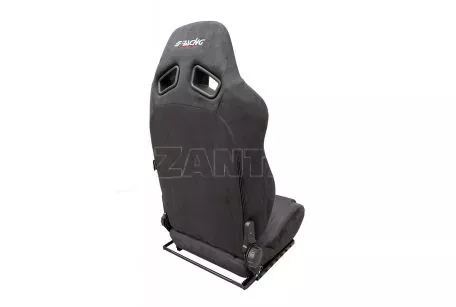 Simoni Racing ΚΑΘΙΣΜΑ CHARLES ΑΝΑΚΛΙΝΟΜΕΝΟ ΜΑΥΡΟ ΒΕΛΟΥΔΟ (ΜΕ ΣΙΔΗΡΟΔΡΟΜΟ) SRSRS/12 