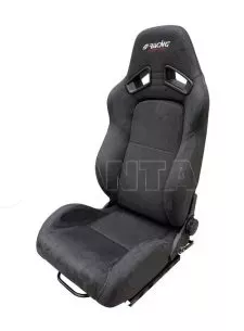 Simoni Racing ΚΑΘΙΣΜΑ CHARLES ΑΝΑΚΛΙΝΟΜΕΝΟ ΜΑΥΡΟ ΒΕΛΟΥΔΟ (ΜΕ ΣΙΔΗΡΟΔΡΟΜΟ) SRSRS/12 