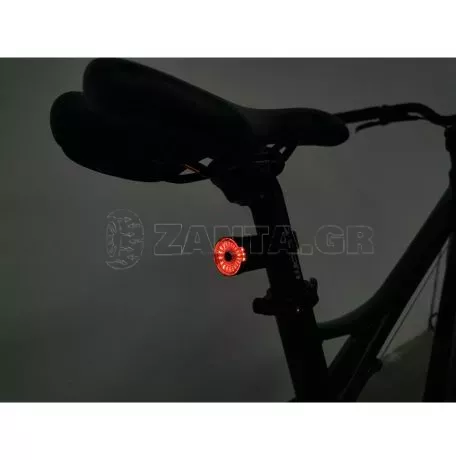 Lampa ΦΩΣ ΠΟΔΗΛΑΤΟΥ ΠΙΣΩ SMART-LOGIC ΚΟΚΚΙΝΟ ΦΩΣ COB-LED 10lm ΦΟΡΤΙΣΗ ΜΕ USB  9355.6-LB 