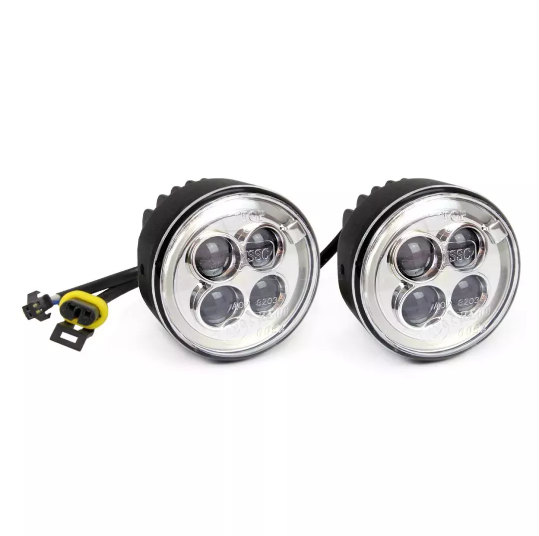 AMIO ΦΩΤΑ ΗΜΕΡΑΣ DRL 510L 12V 11,16W 8xSMD LED 800lm ΣΤΡΟΓΓΥΛΟΙ 70mm ΑΜΙΟ 2ΤΕΜ 01525/AM